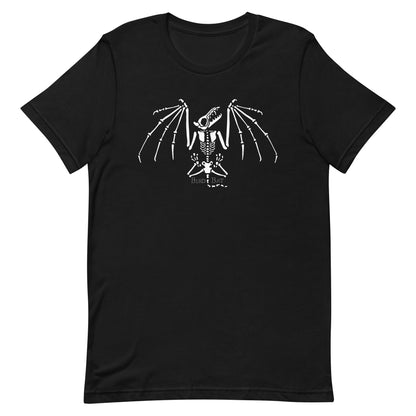 Bird Bat Skeleton Flag Unisex T-Shirt